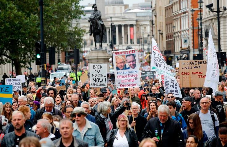 Registra Europa manifestaciones contra restricciones por Covid-19