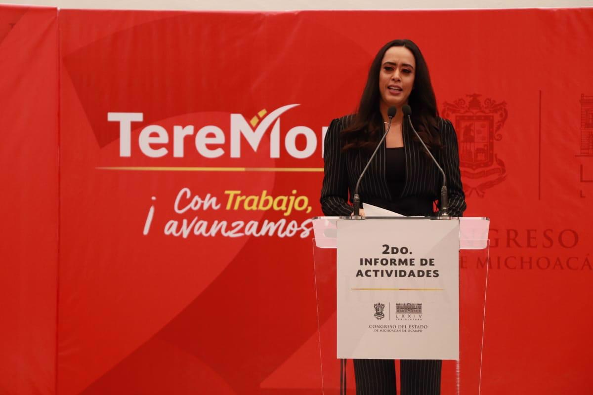 Tere Mora segundo informe