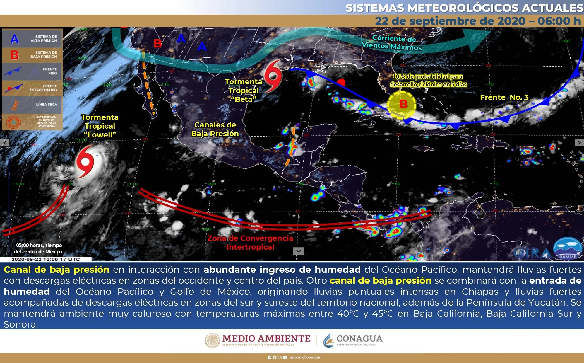 Meteorológico para este día