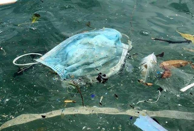 Cubrebocas, basura que ahora contamina las playas