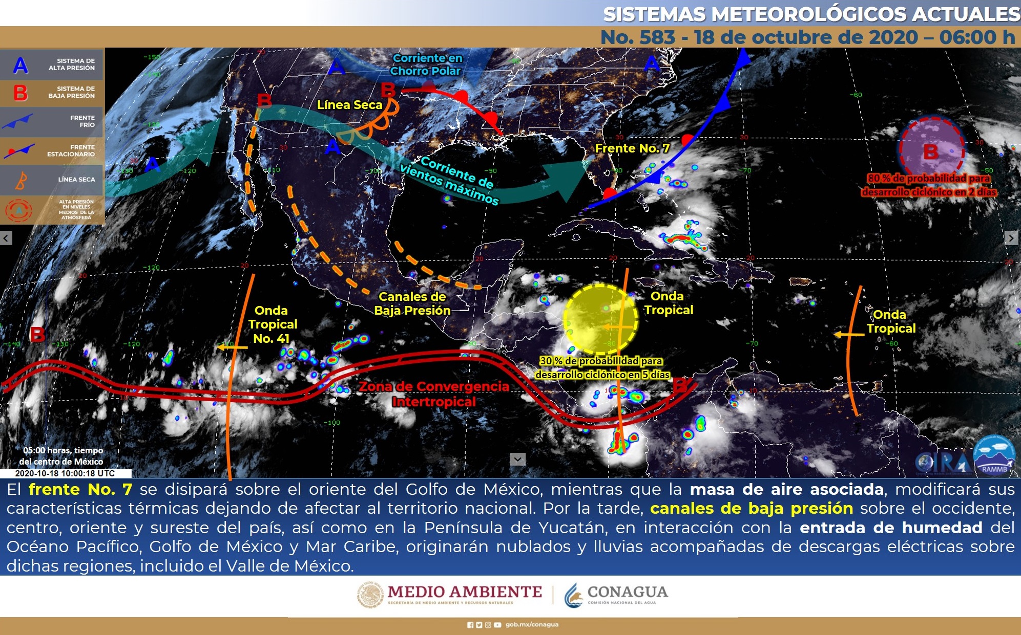 Pronóstico del clima para este domingo