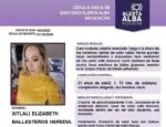 Activan alerta alba para localizar a Xitlali Elizabeth Ballesteros Heredia