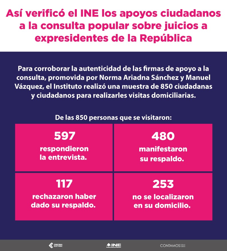 Detectan fallas en apoyos para consulta popular