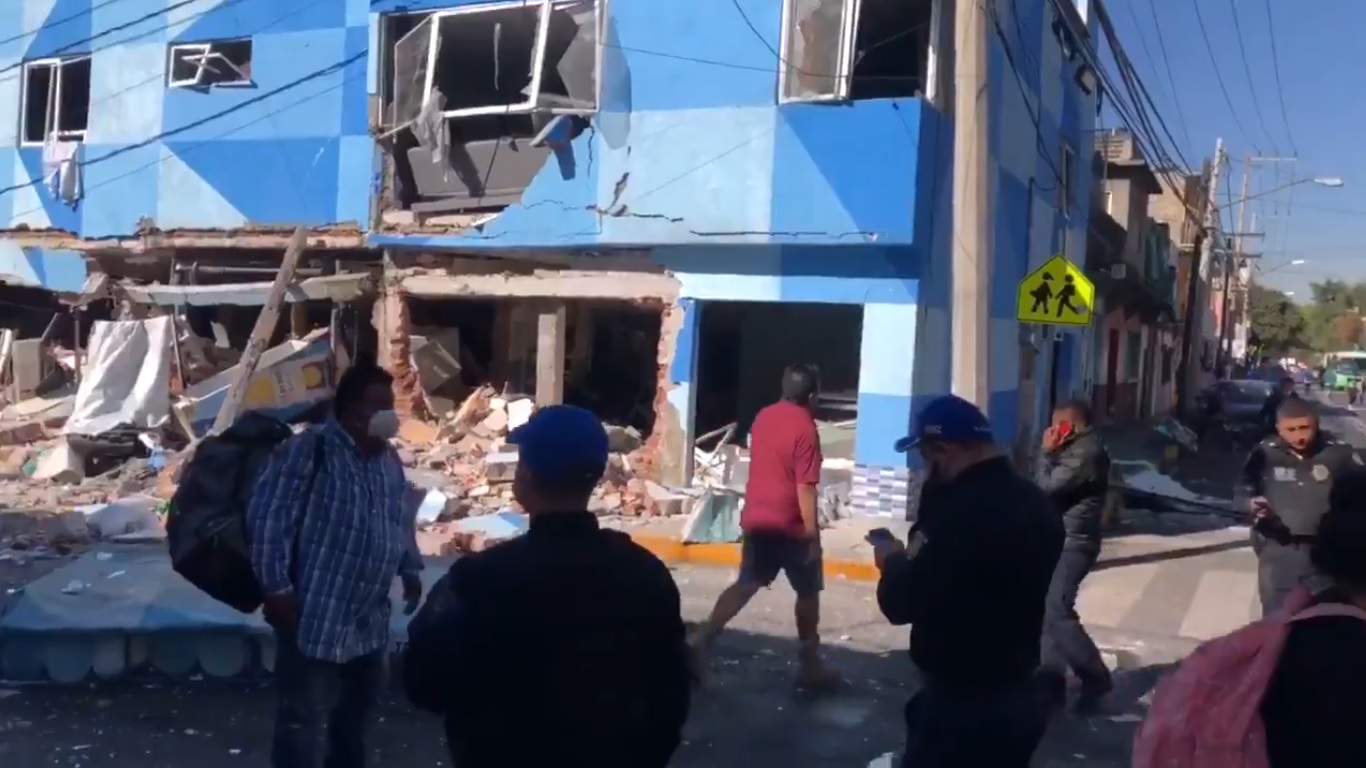 Explosión en alcaldía de CDMX deja cinco heridos