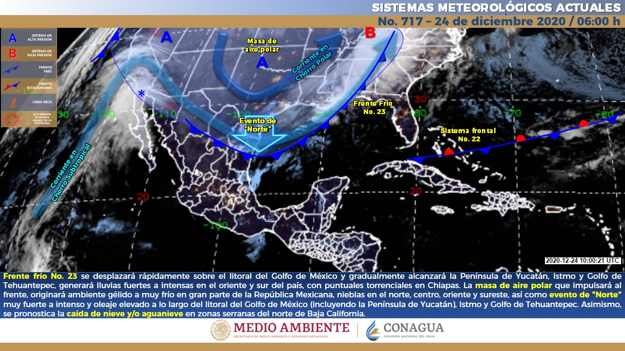 Meteorológico para hoy jueves
