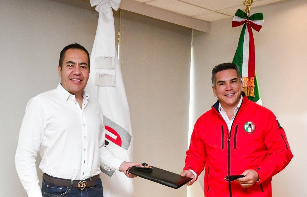 Alito recibe a Herrera Tello; ya es precandidato del PRI