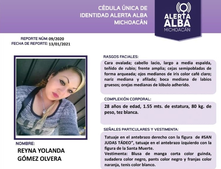 Buscan a madre e hijo desaparecidos en Morelia