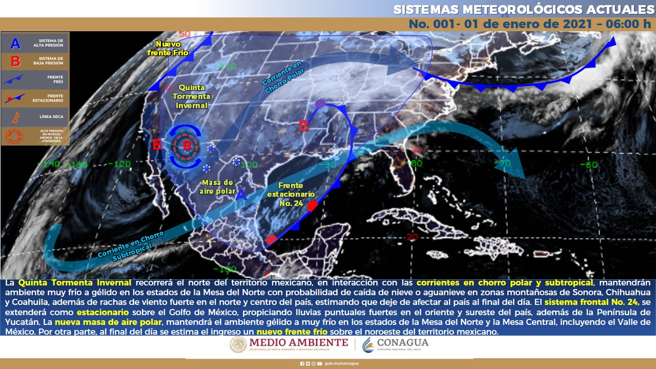 El meteorológico para este día viernes