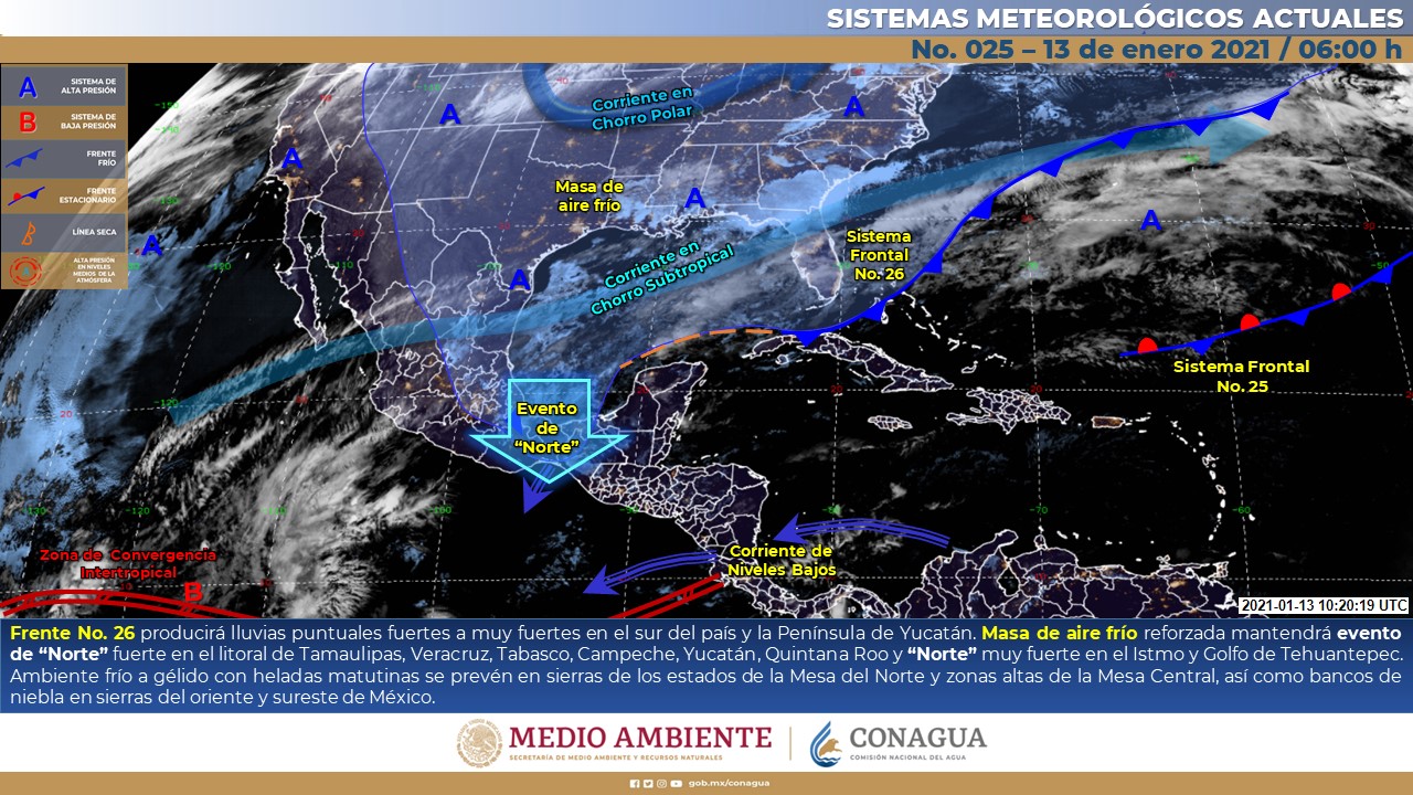 Meteorológico para hoy miércoles