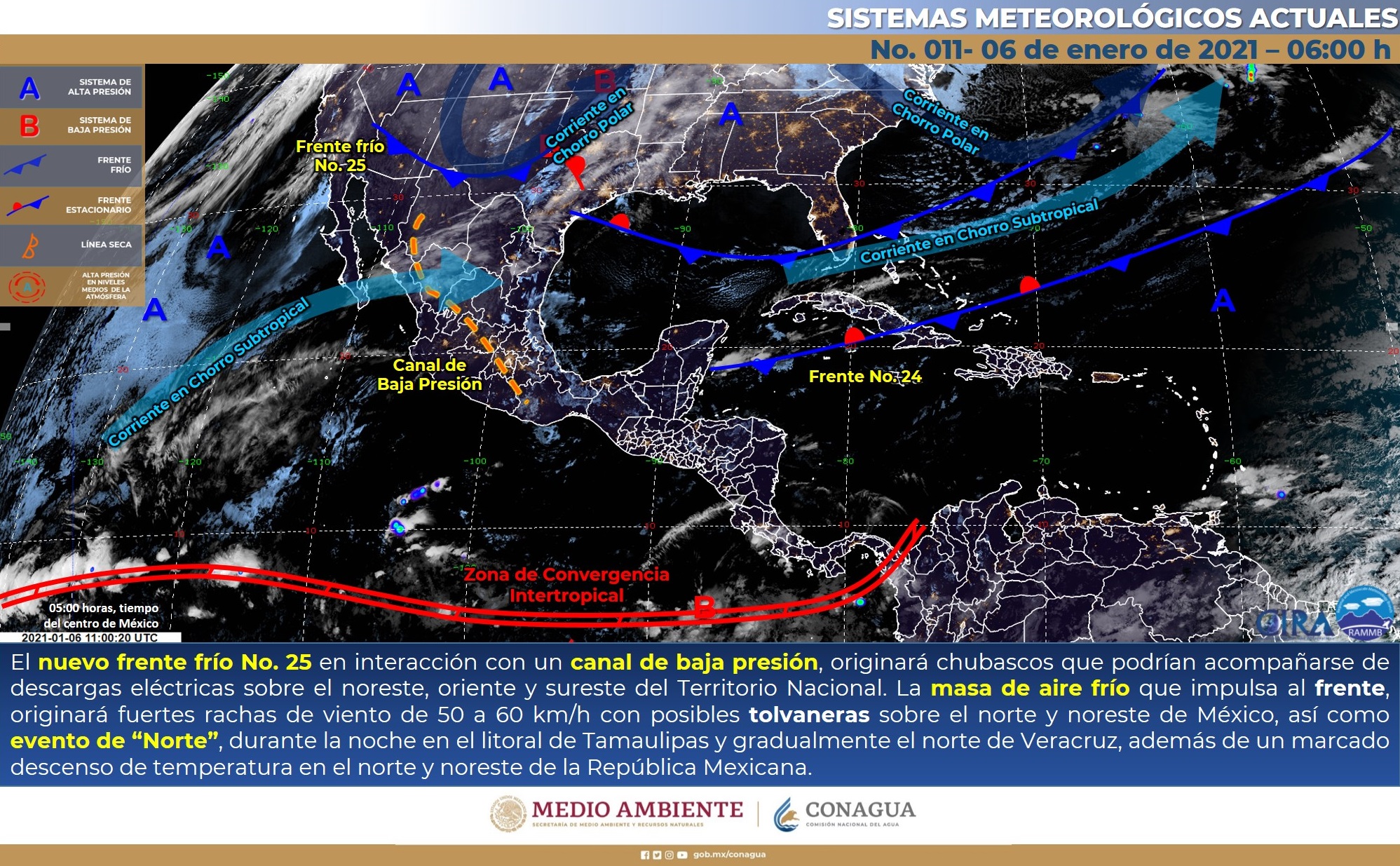 Pronóstico del clima para hoy miércoles