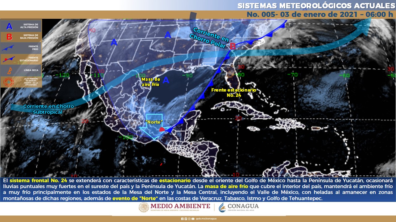 Reporte del clima para este domingo