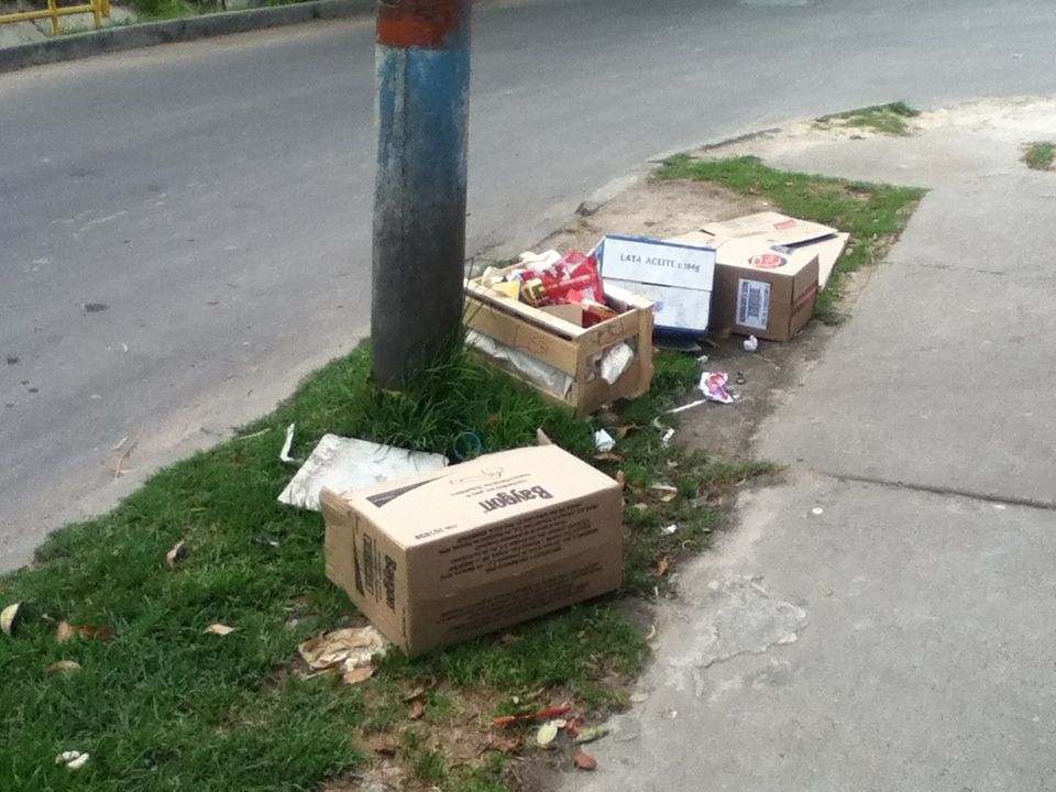 Basura en la calle