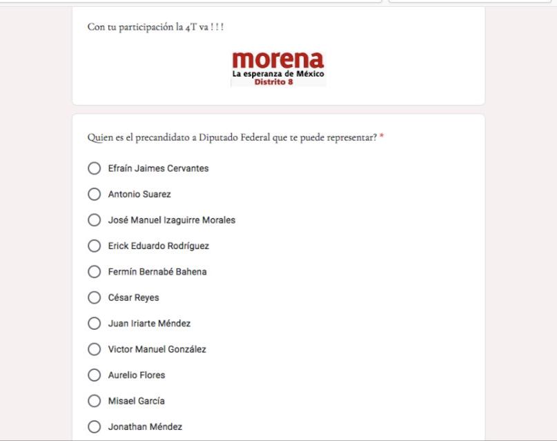 Morenos se encajan por Distrito 08 de Morelia