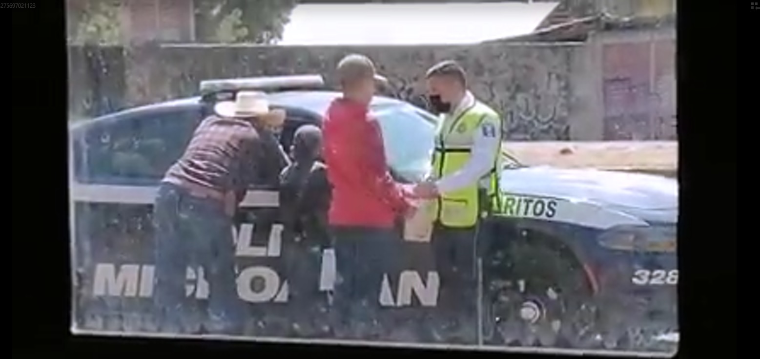 Video. Exhiben a Tránsito de la SSP
