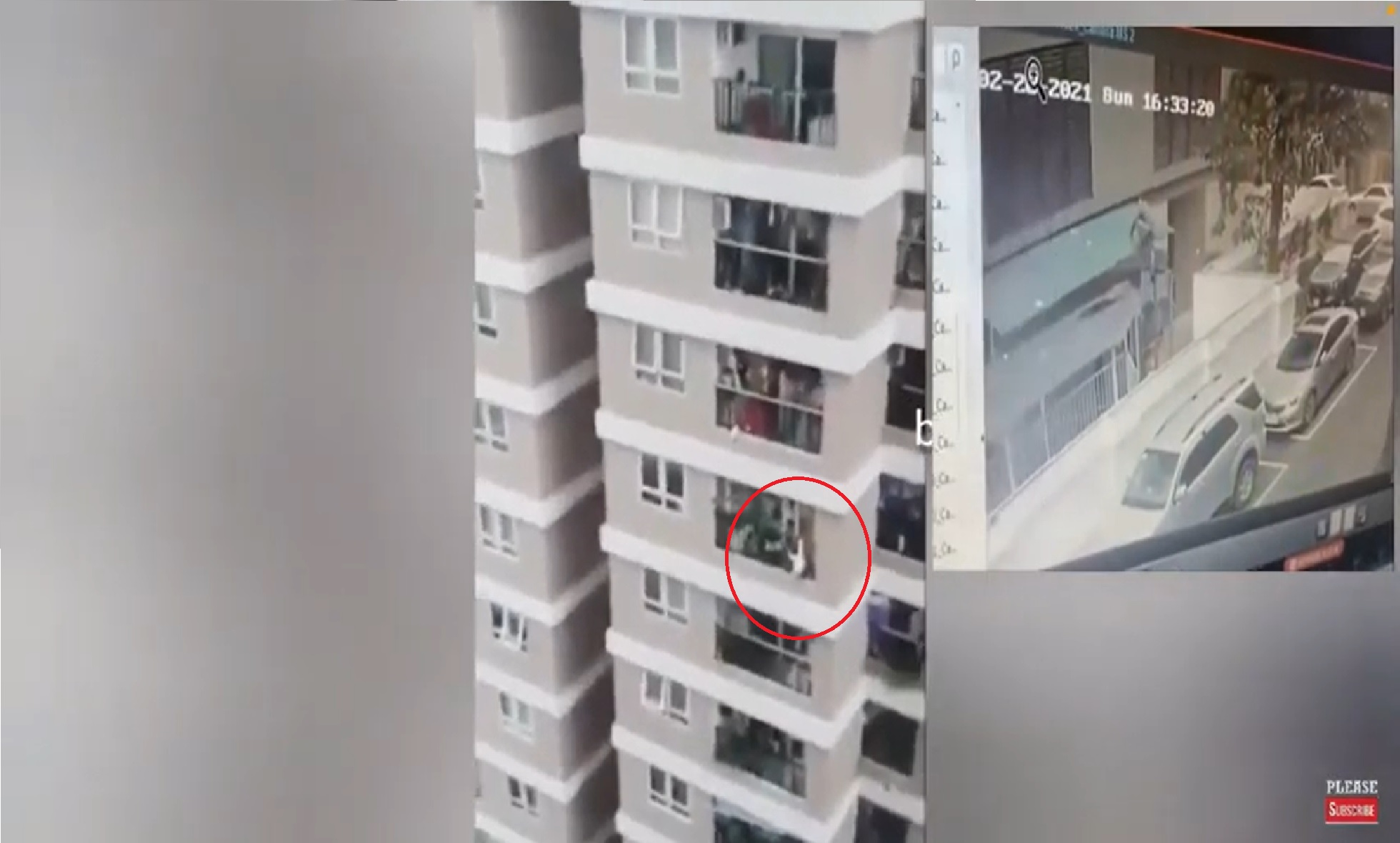 Repartidor salva a niña que cae de 12 pisos