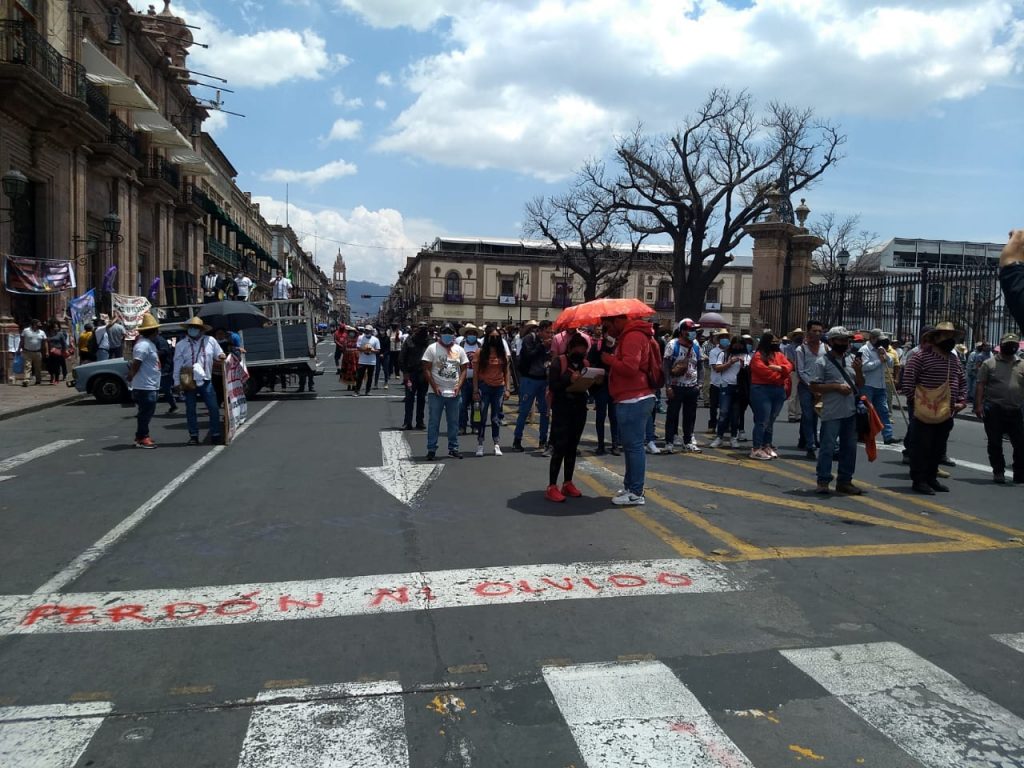 Comuneros ingreso partidos Arantepacua