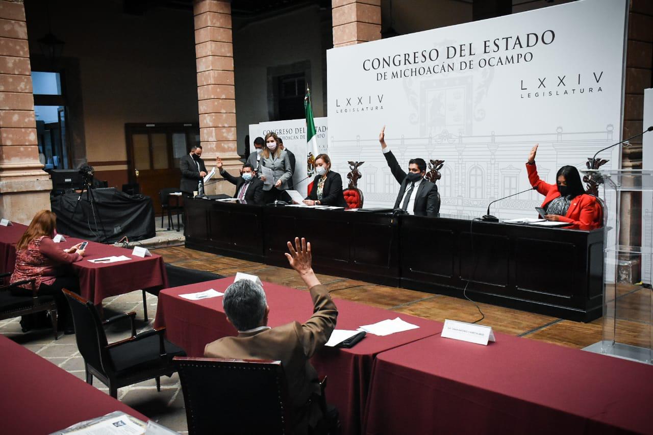 Congreso Michoacano exhorta a AMLO a garantizar equidad en proceso electoral