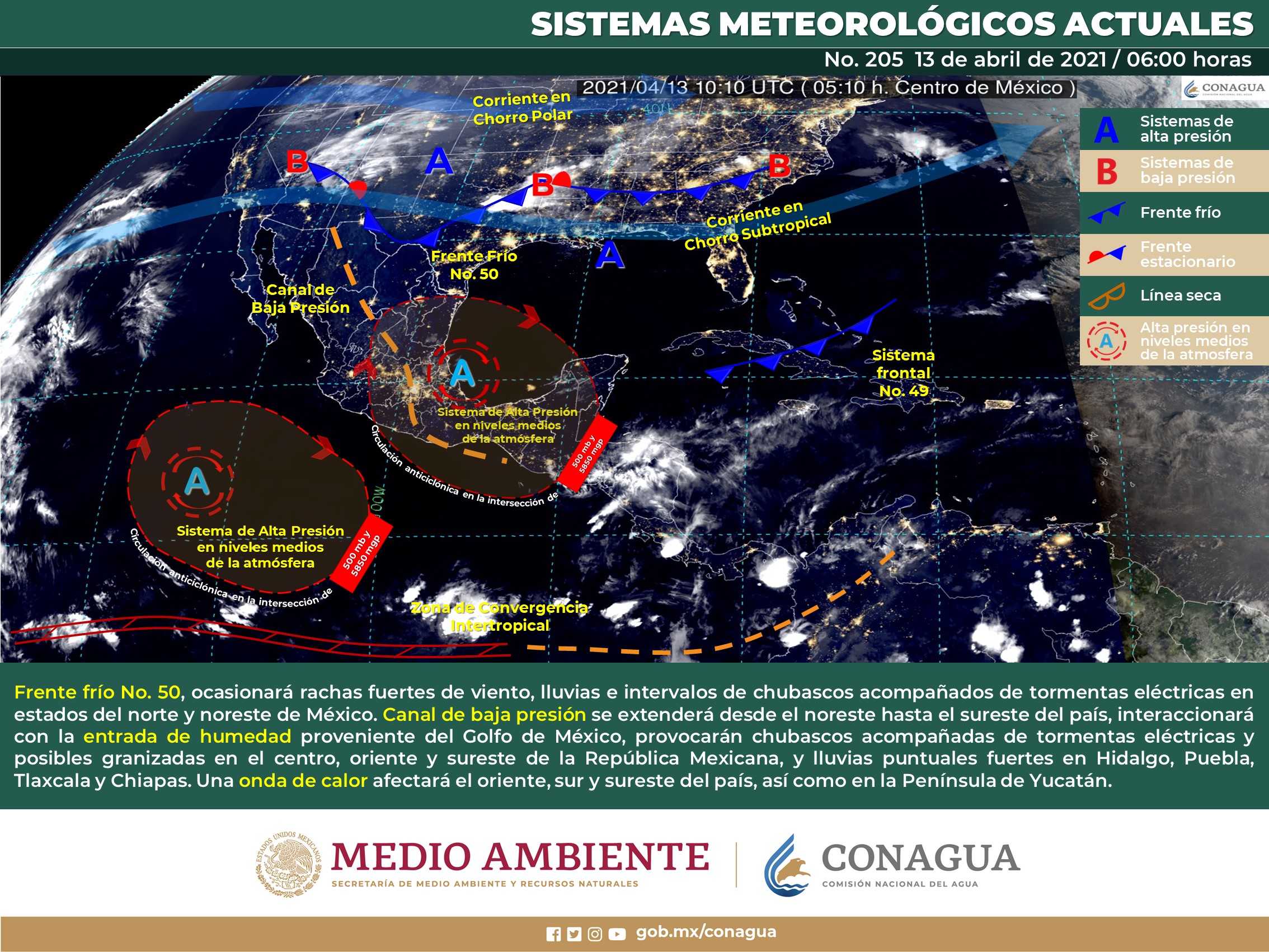 Estado del meteorológico para hoy martes