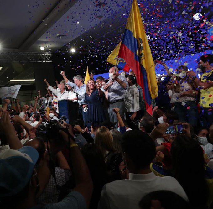 Guillermo Lasso nuevo presidente de Ecuador