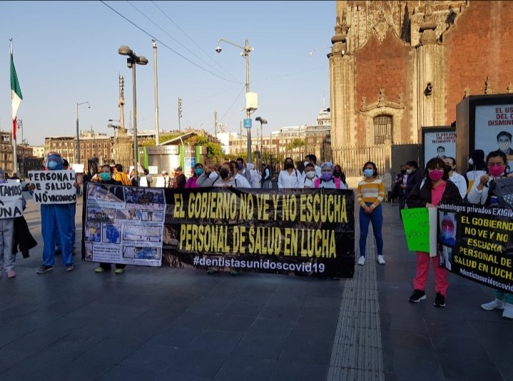 Médicos privados realizarían marcha nacional por vacuna anticovid