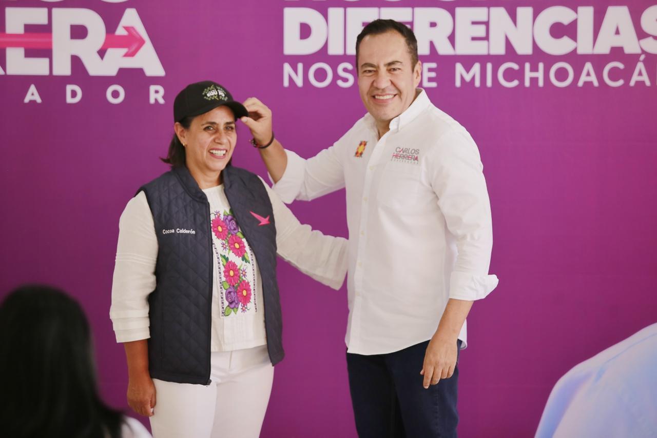 Se fortalece Carlos Herrera, se suma “Cocoa” al Equipo por Michoacán