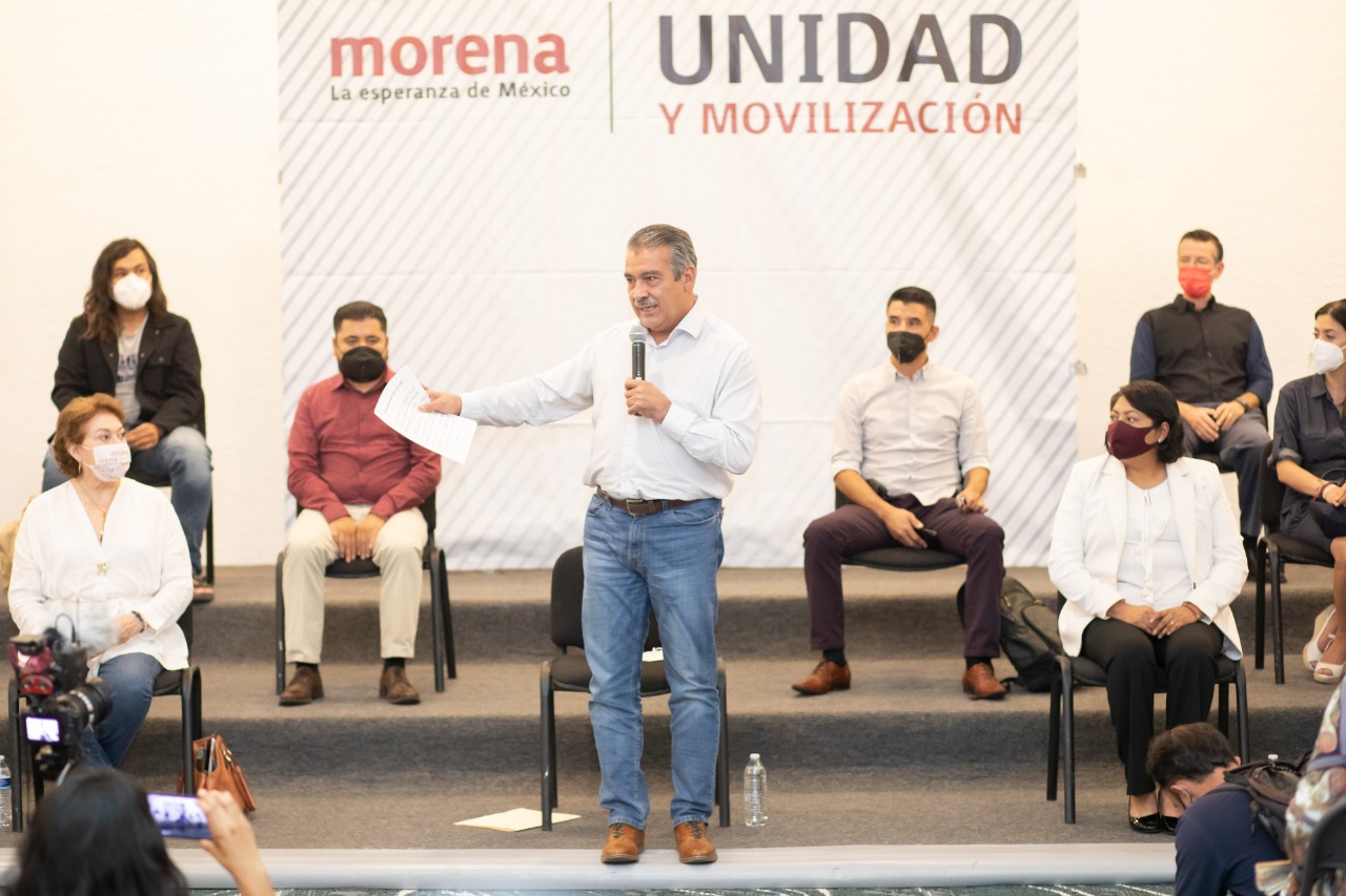 morenistas en respaldo a Raúl Morón