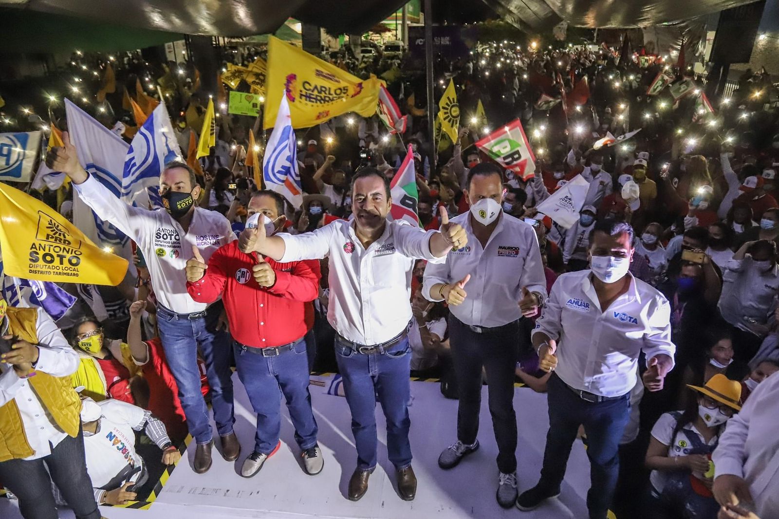 Carlos Herrera en Tarímbaro