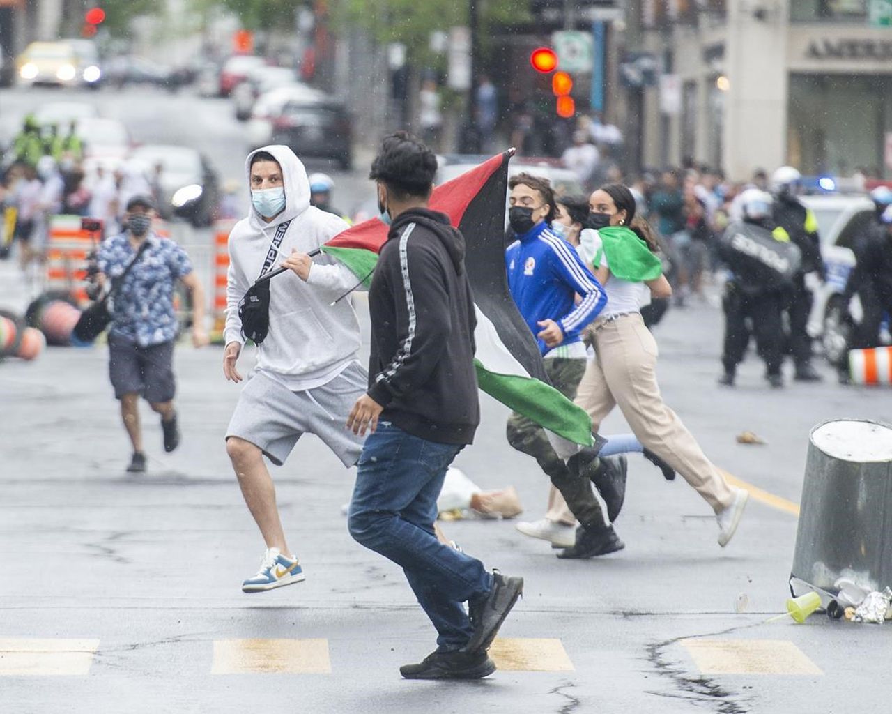 Disipan manifestación de propalestinos y proisraelíes en Canadá