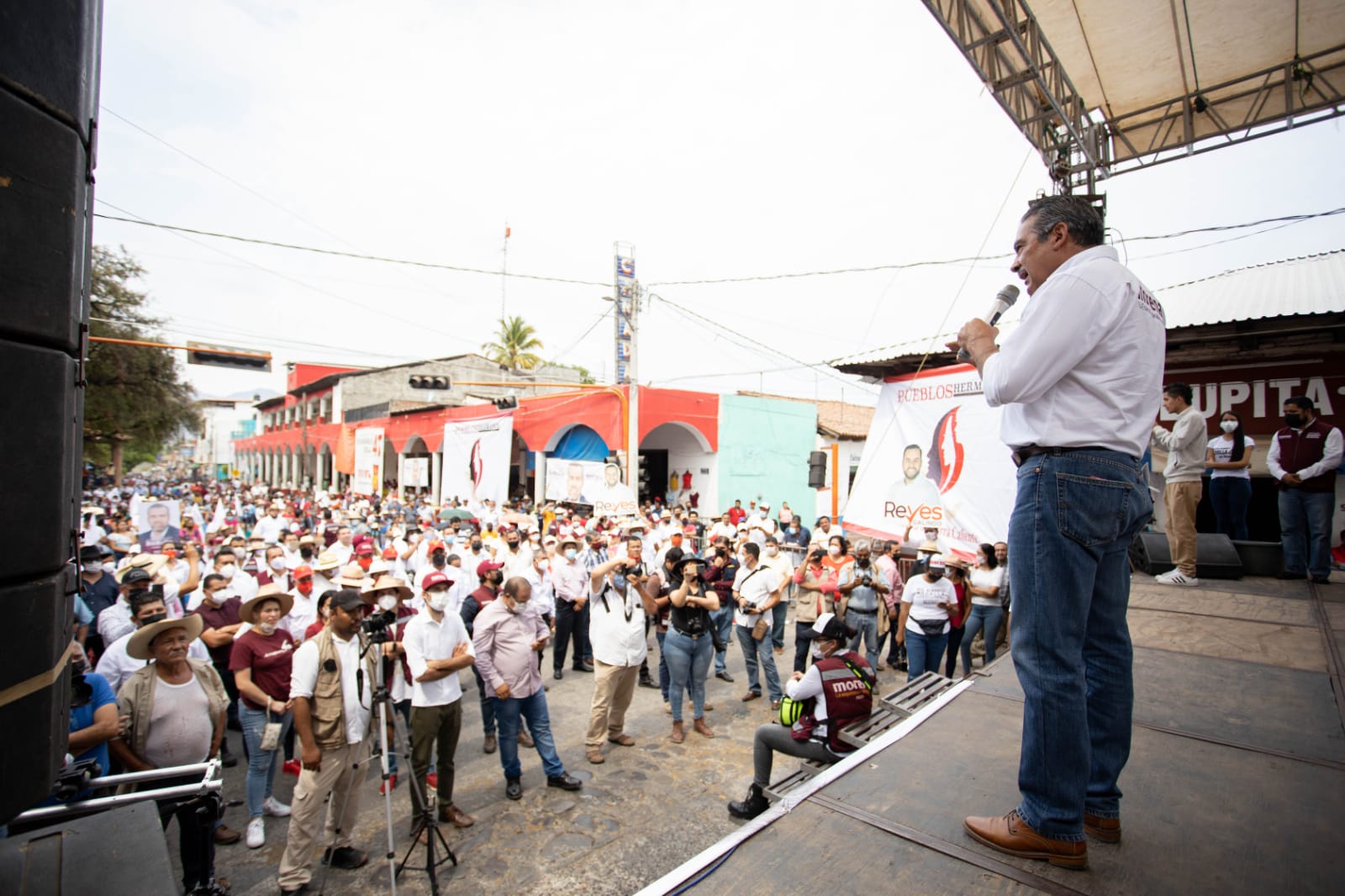 El pueblo ya decidió que sea MORENA el proyecto que gobierne en Michoacán, reafirma Raúl Morón