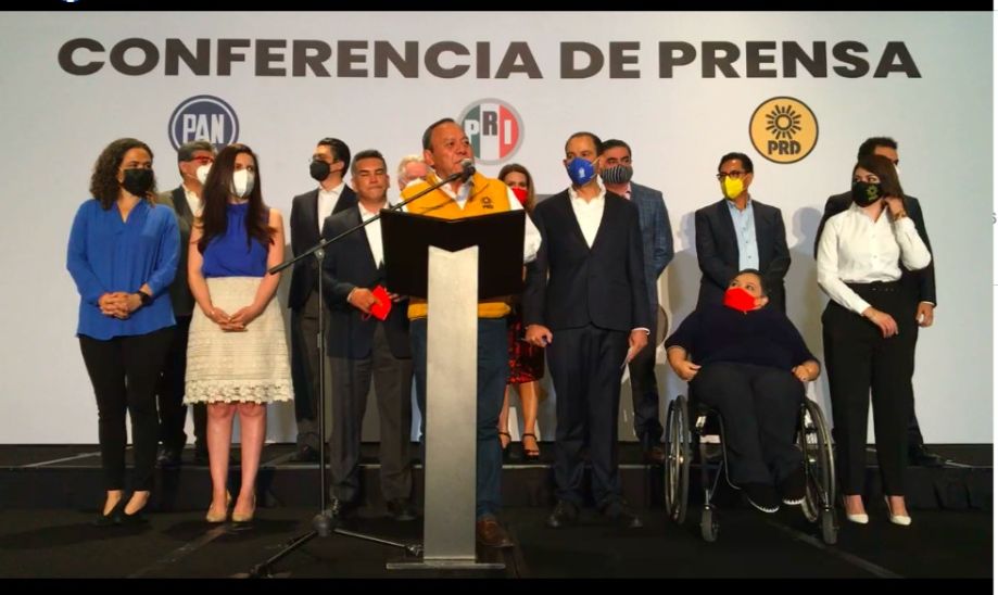 Anuncian líderes nacionales del PAN-PRI-PRD defensa del voto en Michoacán