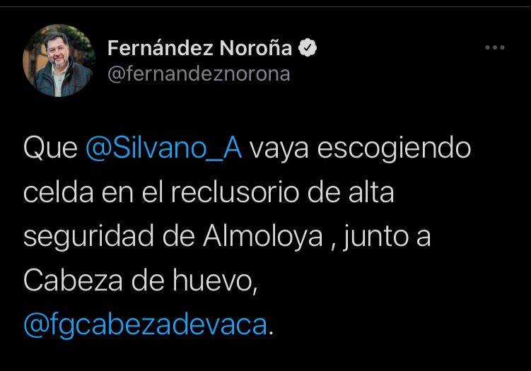 Silvano escogiendo celda Noroña