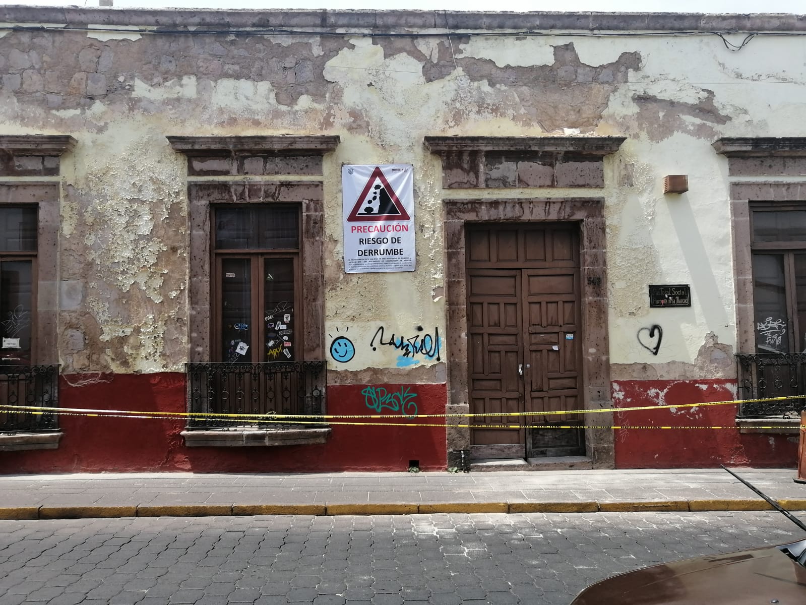 Solamente 30% de las casas con daño en el centro histórico, han sido atendidas