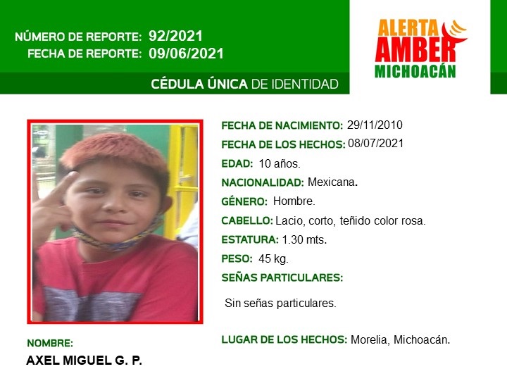 Activan alerta amber en Michoacán por Axel Miguel G.P.