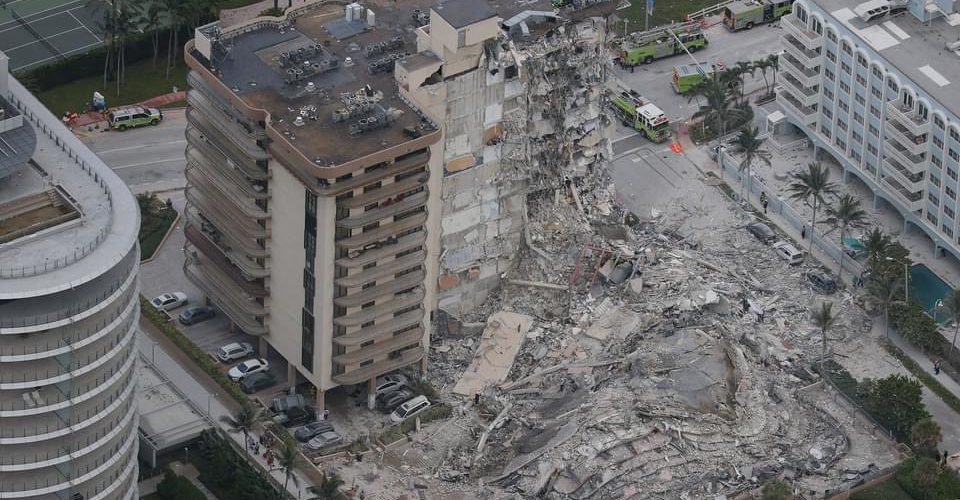 Demolerán unidades restantes de edificio colapsado de Miami
