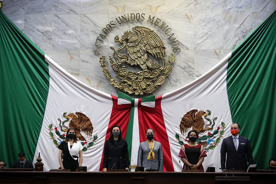 Con 40 votos a favor, las y los diputados locales eligieron a Adriana Hernández Íñiguez como Presidenta de la Mesa Directiva del Congreso de Michoacán