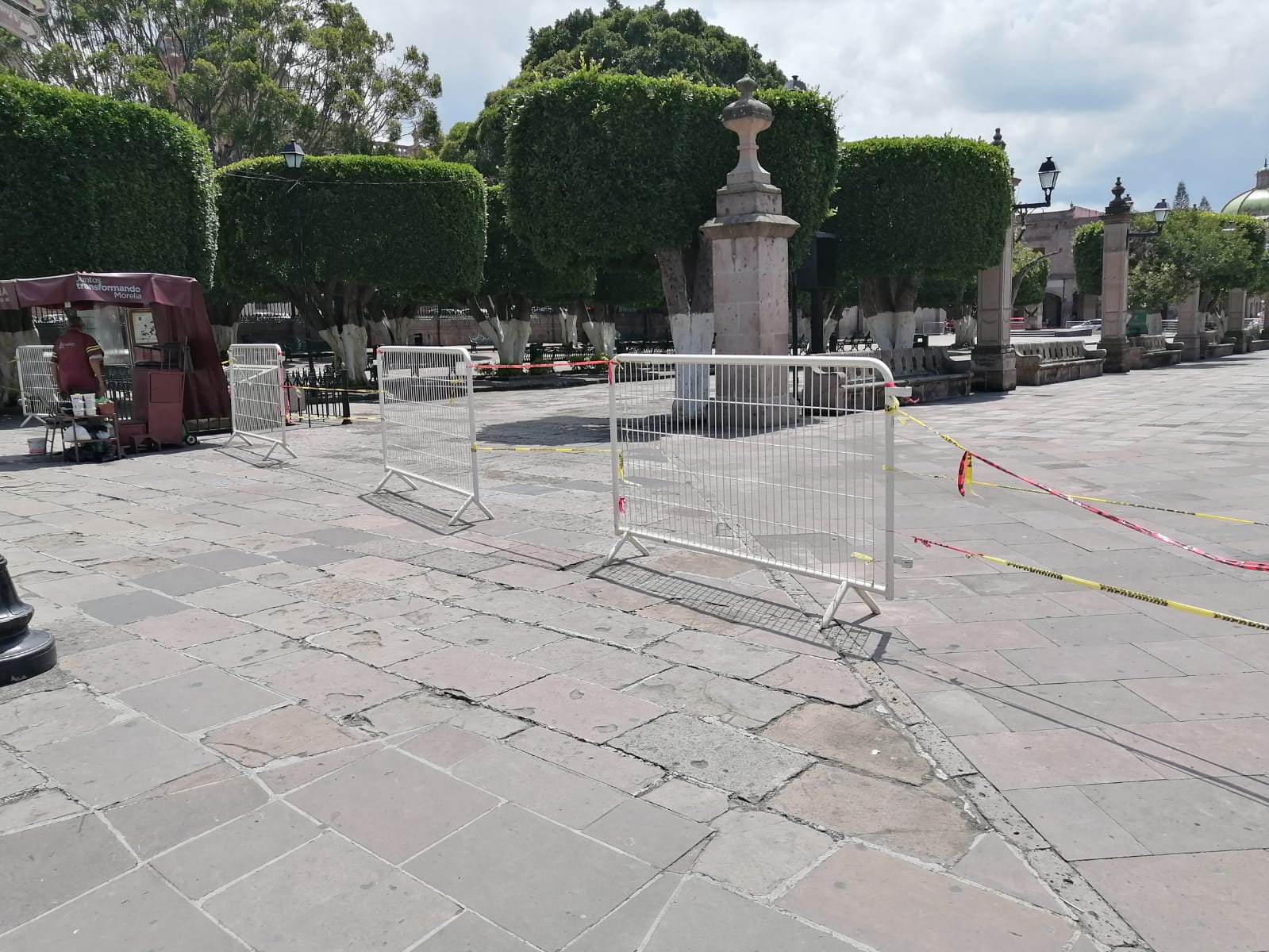 Por Covid, aún no se abrirán las plazas públicas Alfonso Martínez