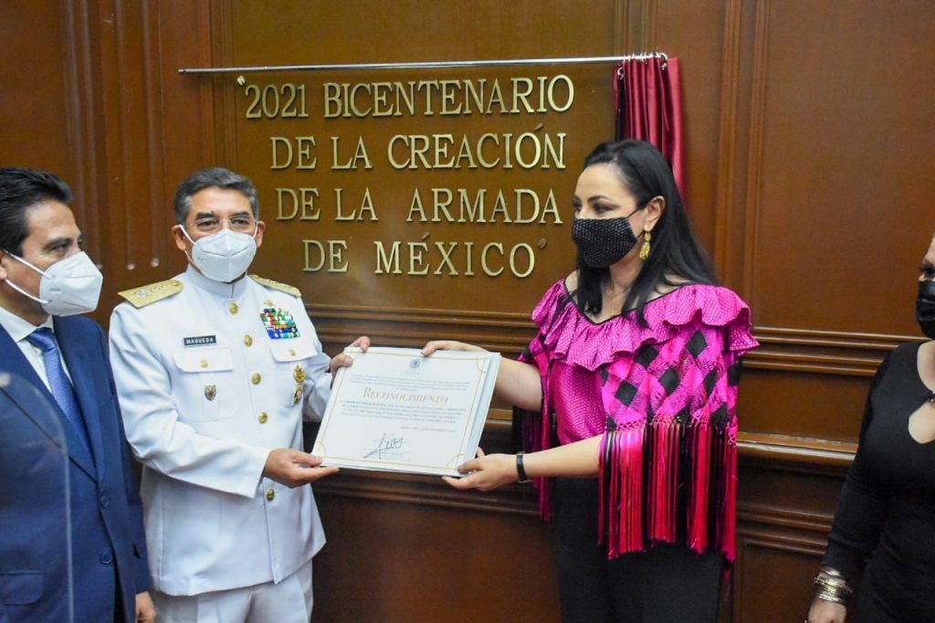 Reconoce Congreso de Michoacán a la Armada, la institución más confiable en México