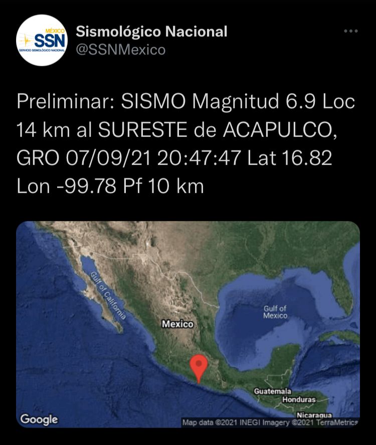 fuerte sismo Michoacán