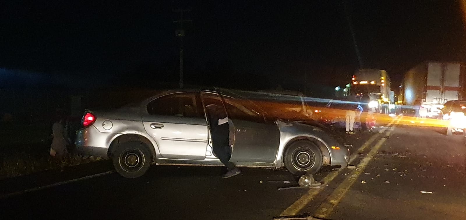 Se registra carambola de 5 vehículos rumbo a Tangancícuaro