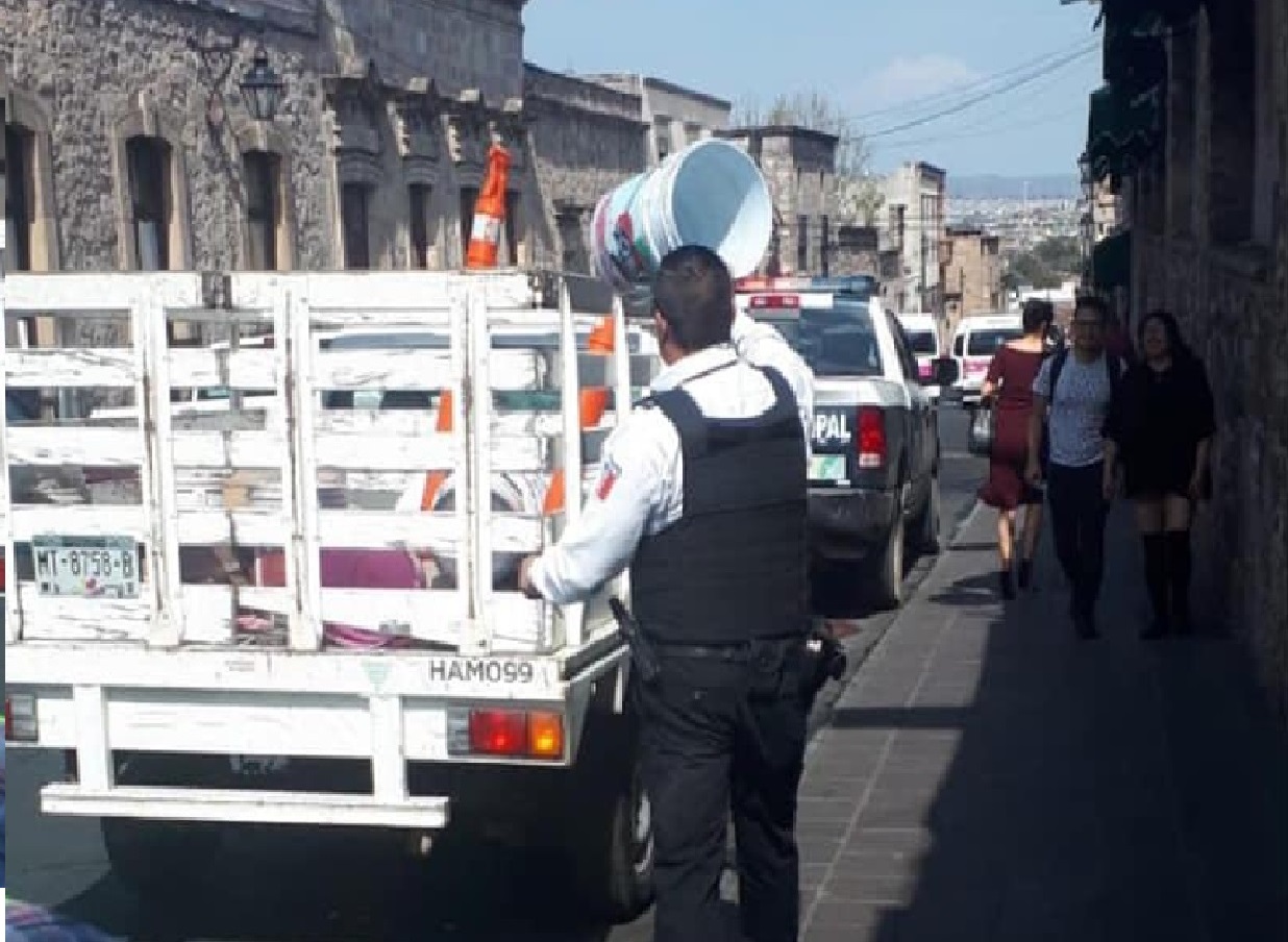 50 obstáculos se han retirado de las calles del centro histórico de Morelia