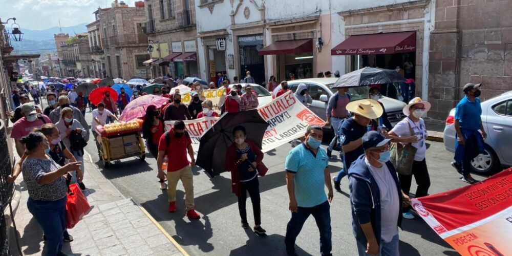 Continuarán protestas de Poder de Base en Michoacán