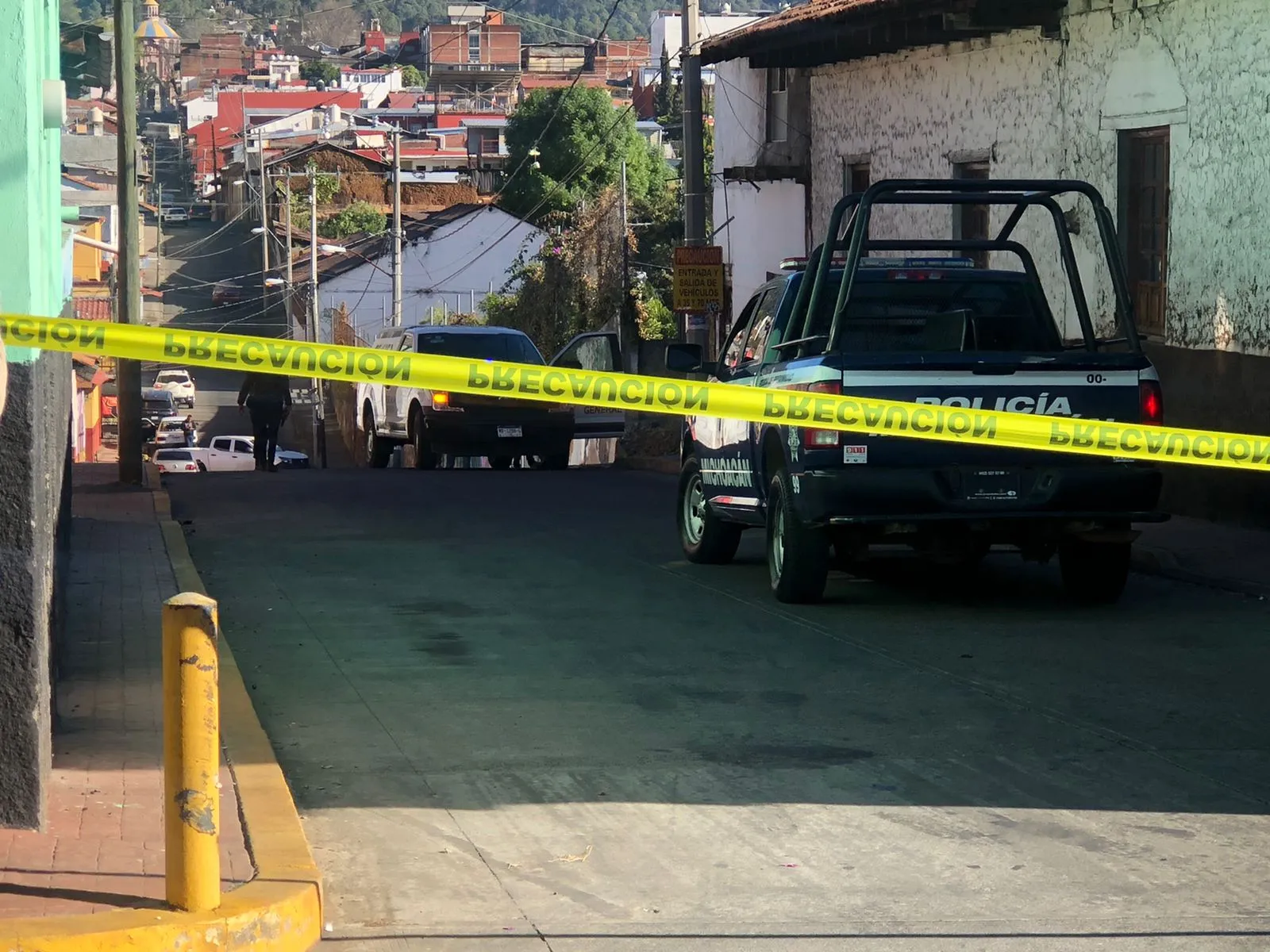 Localizan ejecutado centro Uruapan