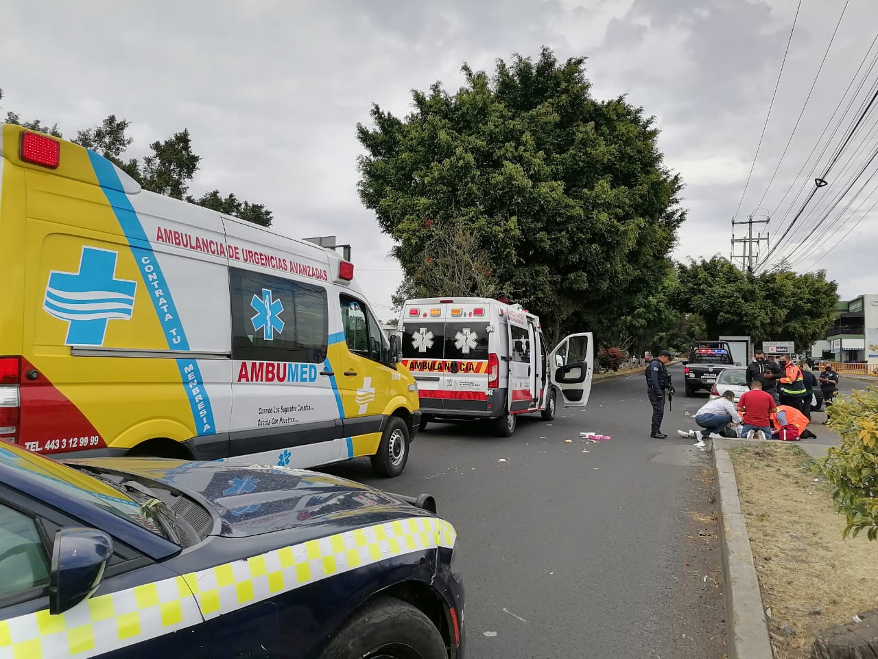 Madre y su hijo son atropellados en la calzada La Huerta