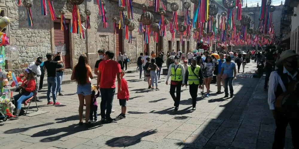 Pese a Covid, casi 3 millones de personas visitaron Morelia en 2021