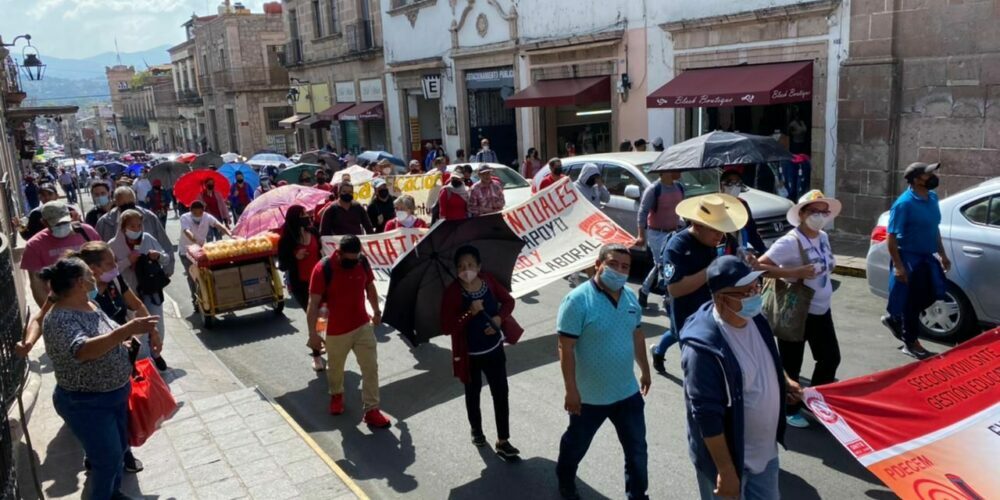 Alista CNTE mega marcha en Morelia