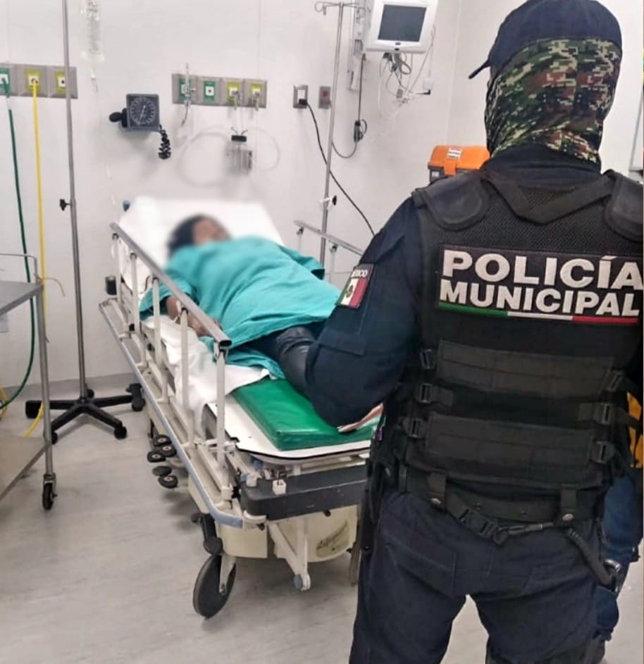 Mujer lesionada por bala perdida