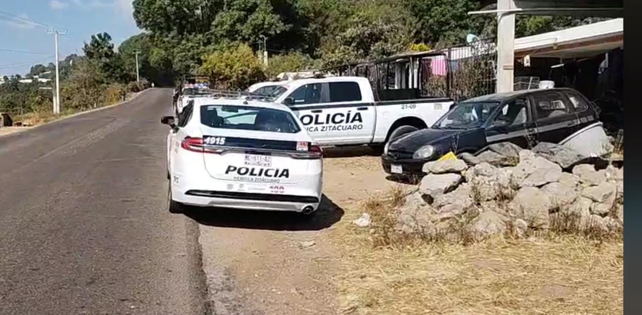 cuerpo con huellas de violencia en Zitácuaro