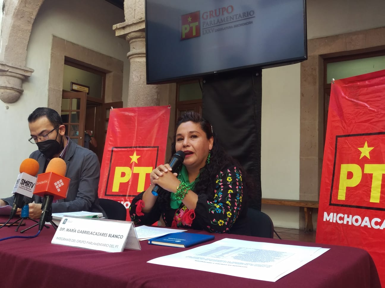 Acusa diputada del PT violencia institucional en Congreso de Michoacán
