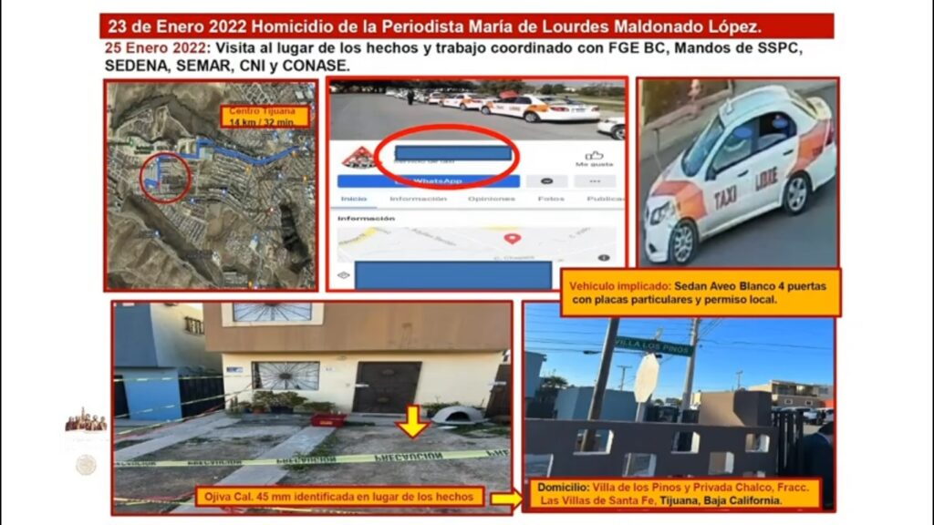 Detienen a presuntos asesinos de periodista Lourdes Maldonado