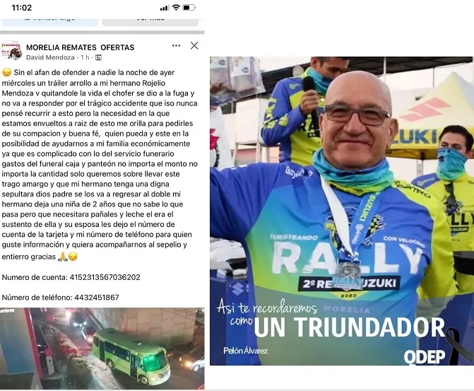 Fraudulenta petición de dinero para motociclistas arrollados en Morelia
